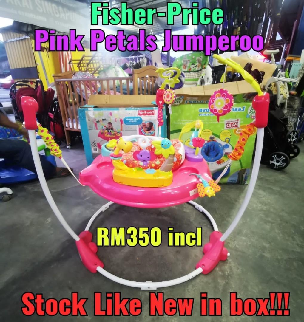Fisher Price Pink Petals Jumperoo Babies Kids Infant Playtime