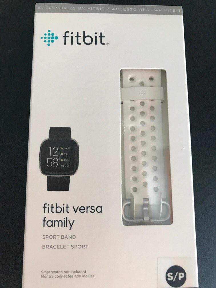 Fitbit versa family sport band white
