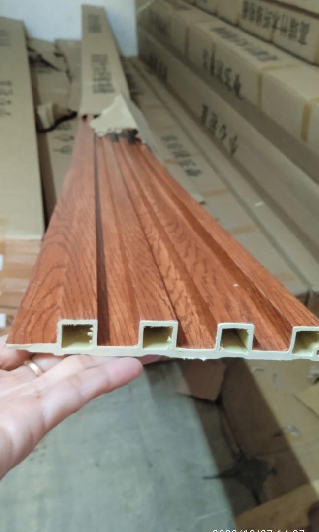 Fluted cladding panel (Category: Wall Decor) located in Quezon City. Submitted by malou_castillo (Listing ID 1193192117, Image 3). Description: Cladding Panel WpC DIMENSIONS 15CM*16M 2.9MM ". IN DOOR" WALL & CEILING DERICT SUPPLIER 💯👍📌 09605204741 MALOU CASTILLO.
