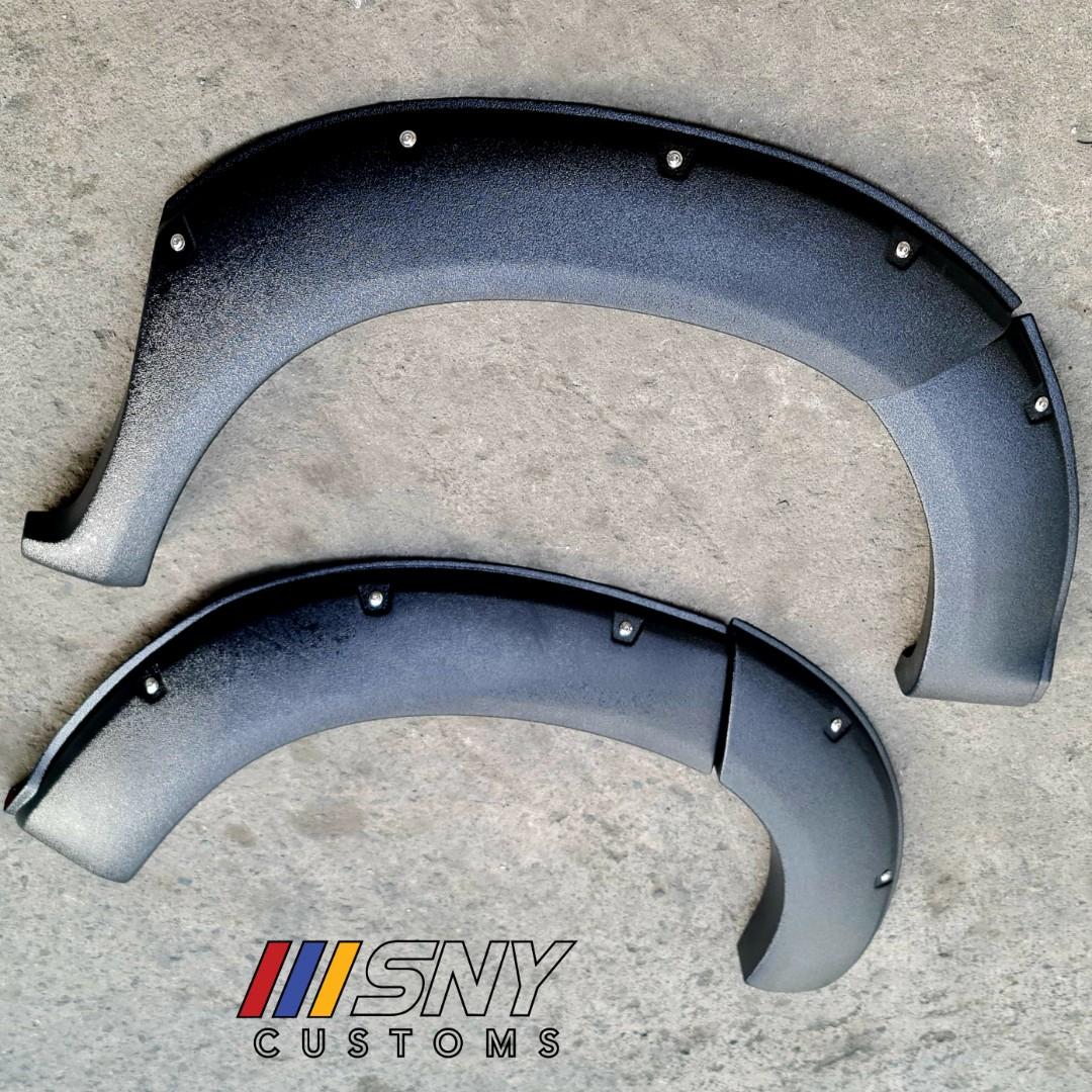 Fortuner Fender flares bushwacker textured Raptor look 2011 to 2015