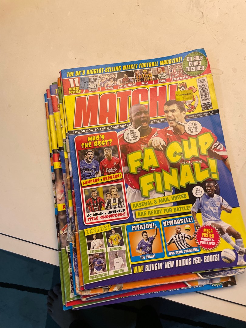(Free) Match Magazines (2004 to 2007), Hobbies & Toys, Books