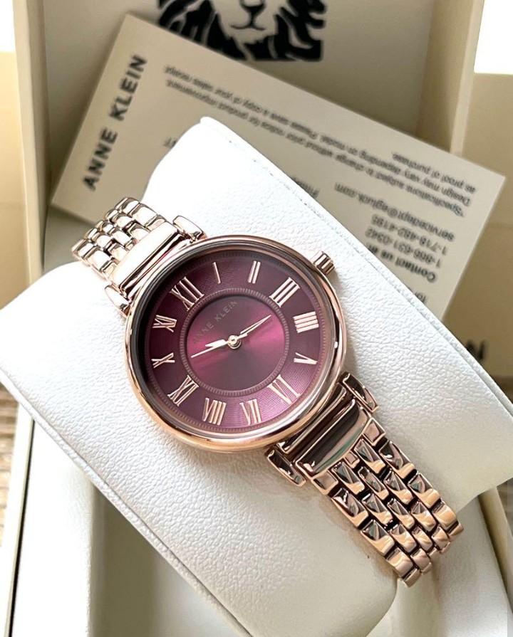 Anne klein discount burgundy watch
