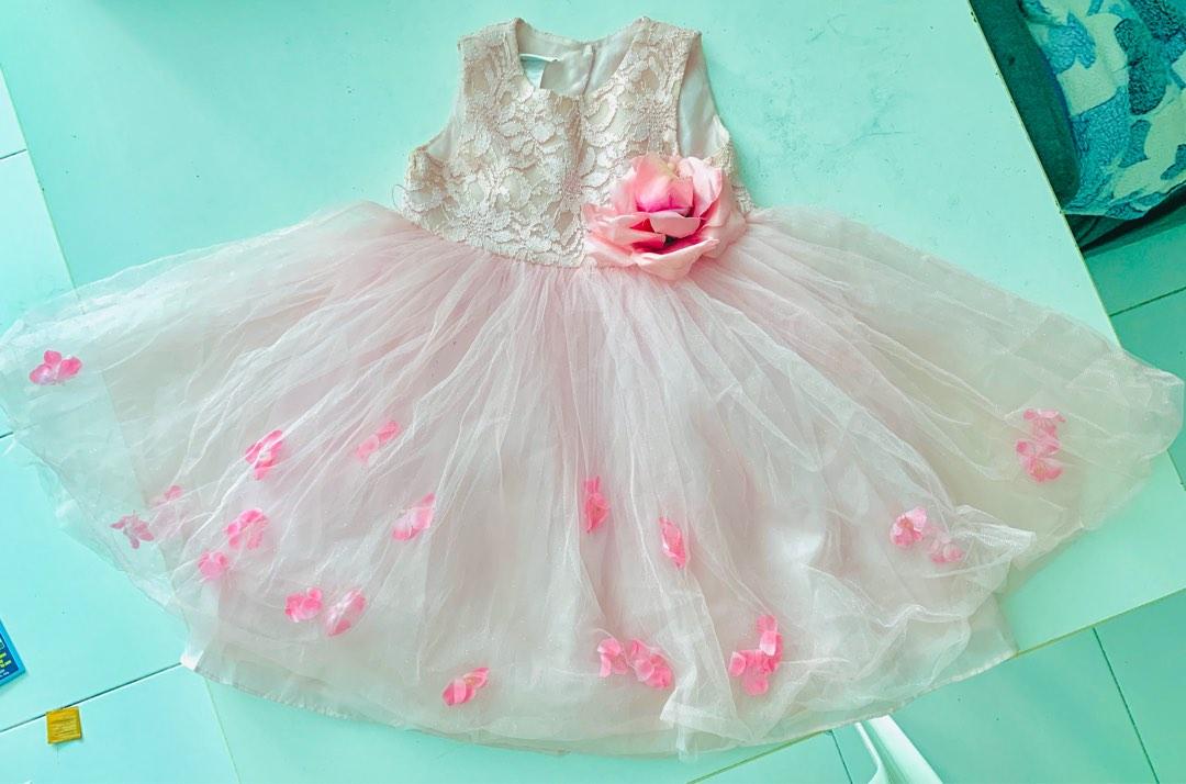 Cute baby girl on sale in princess dress