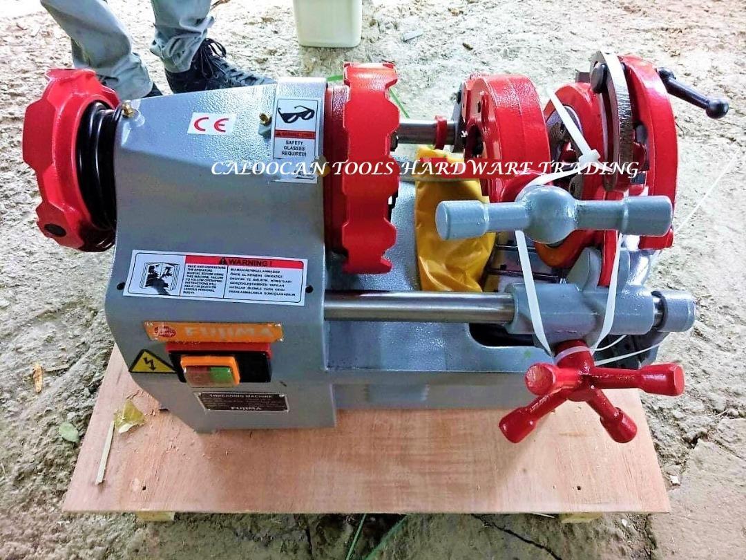 FUJIMA Japan 1/2"4" 750W Industrial Rigid Type Pipe Threading Machine