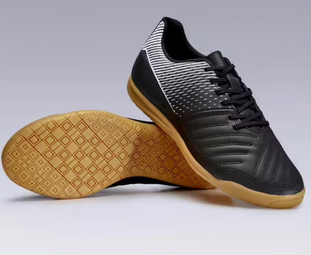 Futsal Shoes Imviso 100 Black UK 11 EU 46 KIPSTA Football Soccer Street Court Shoes Grip Boots Sport Sports Footwear