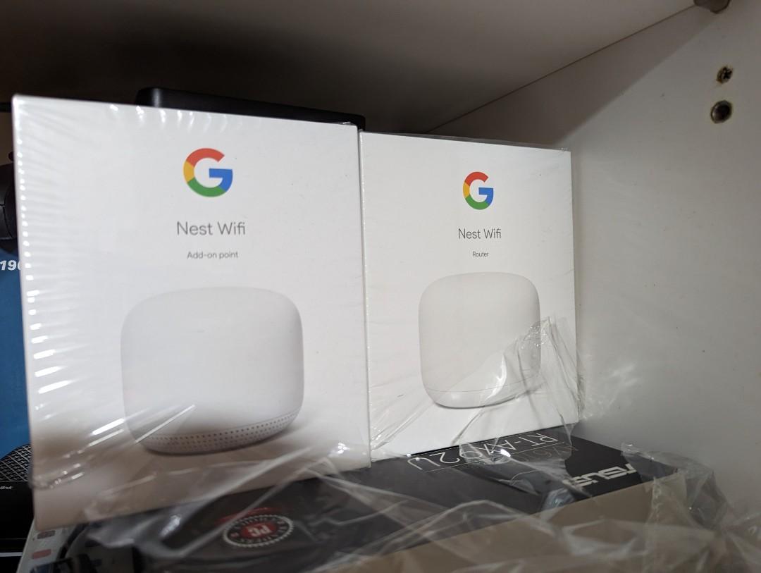 Google Nest WiFi Router + Point, Computers & Tech, Parts & Accessories