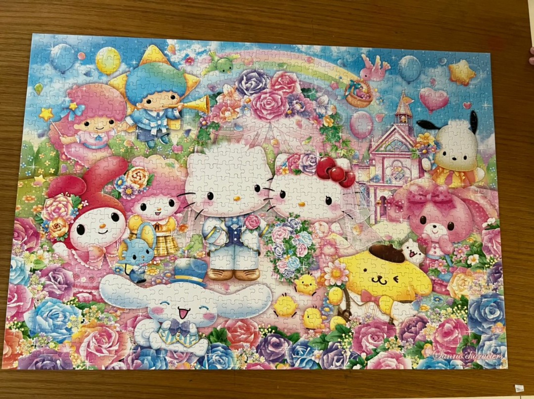 Hello Kitty Jigsaw Puzzle Original 1000 pcs, Hobbies & Toys