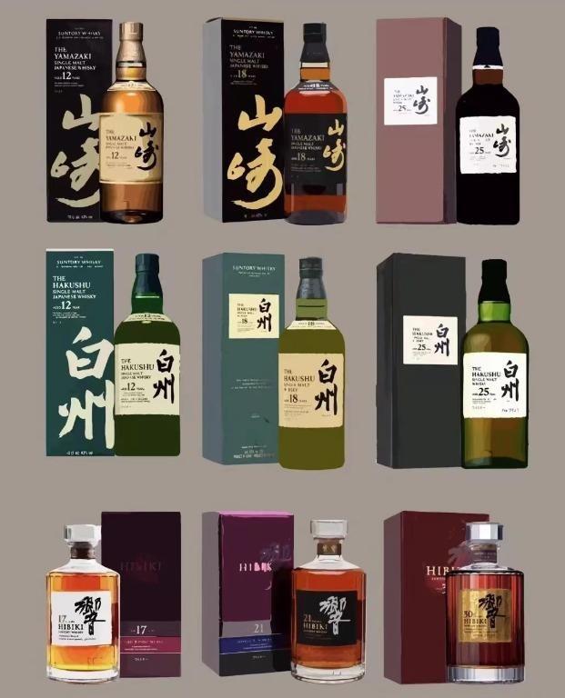 回收 響hibiki 山崎yamazaki 白州hakushu 三得利日本威士忌響17 響21 響30 山崎12 山崎18 山崎25 白州12 白州18 白州25 嘢食 嘢飲 酒精飲料 Carousell