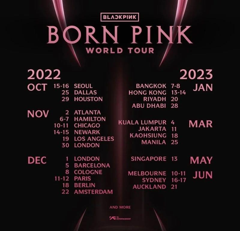 HTB BLACKPINK 2023 Singapore Tickets, Tickets & Vouchers, Event Tickets