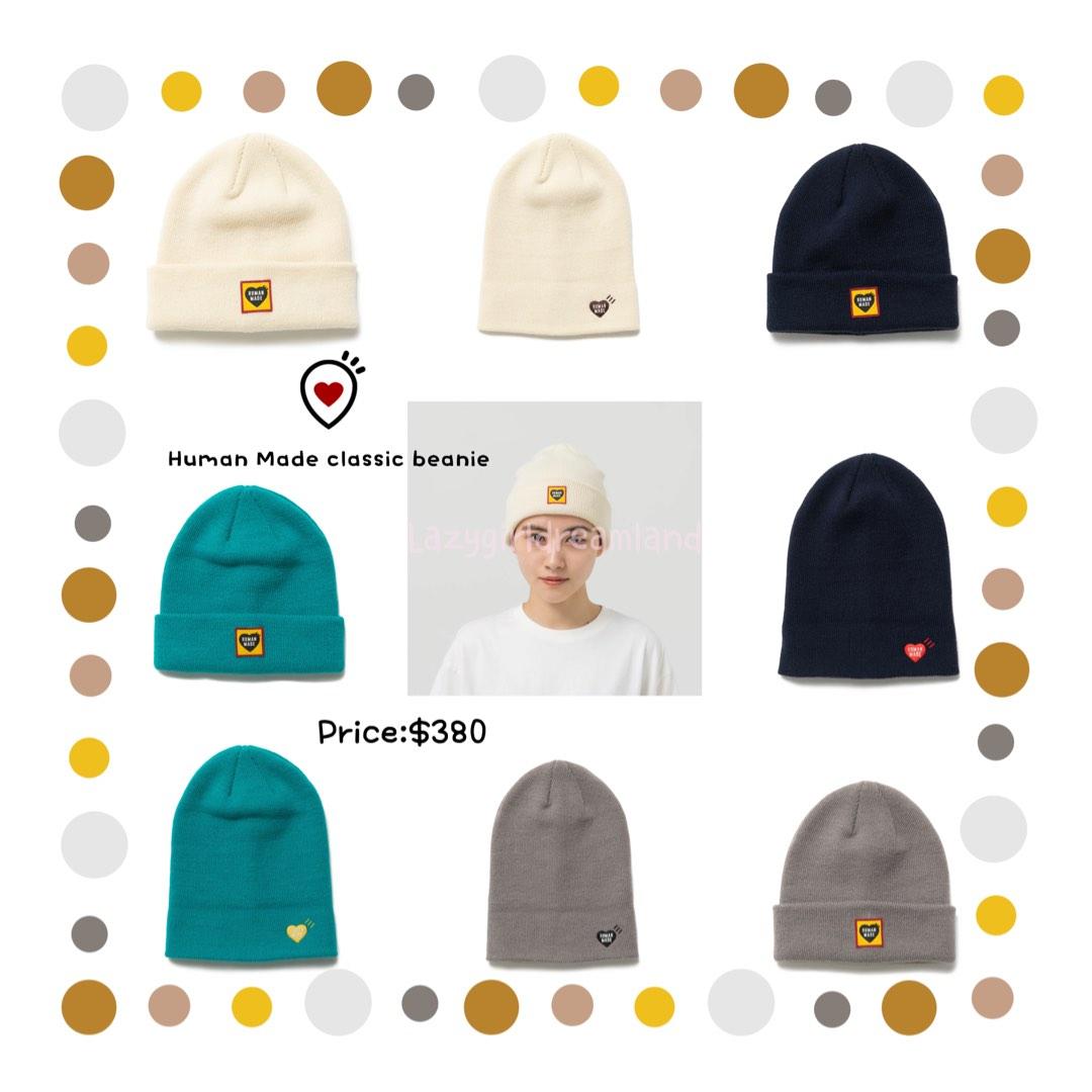 Human made classic beanie(米白色), 女裝, 手錶及配件, 帽- Carousell