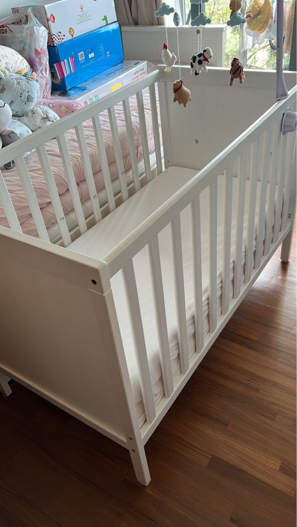 IKEA baby cot, Babies & Kids, Baby Nursery & Kids Furniture, Cots