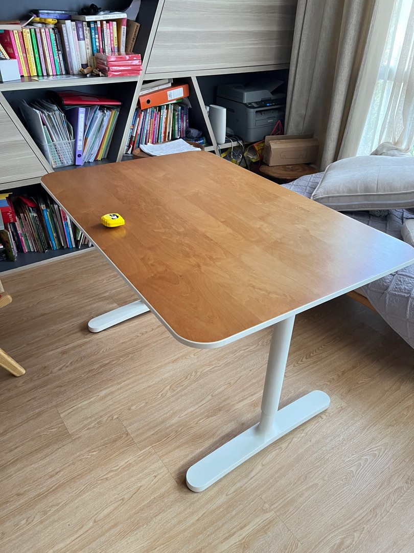ikea BEKANT study table for sale, Furniture & Home Living, Furniture, Tables & Sets on Carousell