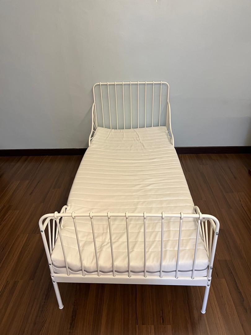 IKEA Minnen Bedframe with Mattress, Furniture & Home Living, Furniture