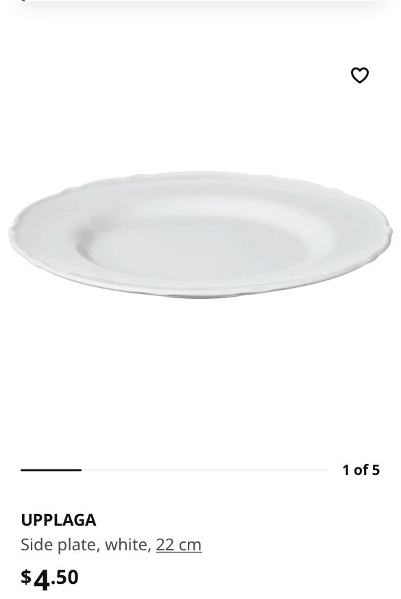 IKEA UPPLAGA PLATES AND BOWLS, Furniture & Home Living, Kitchenware