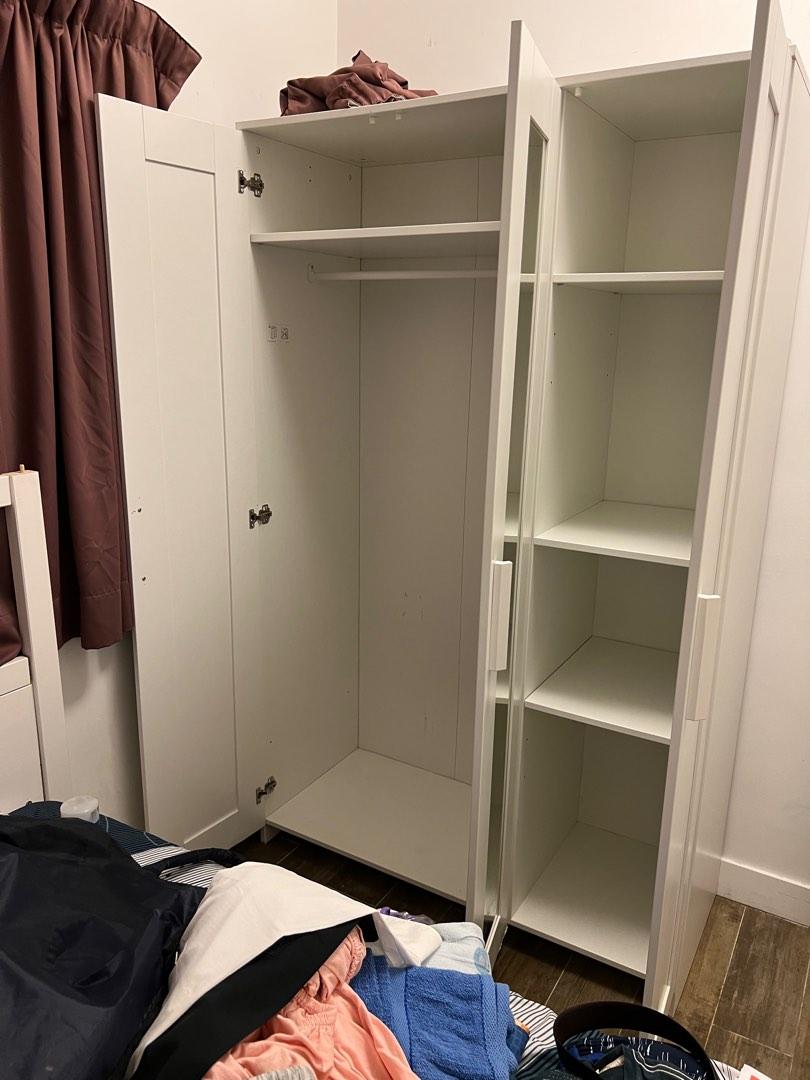 Ikea Wardrobe (3 with mirror) ALREADY DISASSEMBLED, 傢俬＆家居, 傢俬, 書櫃、櫃子及架 Carousell