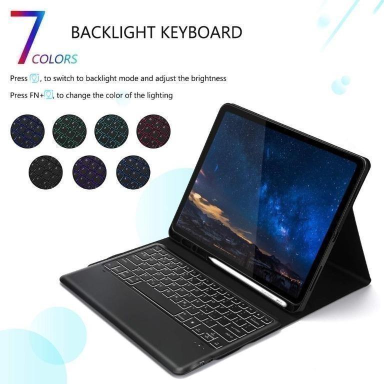 Jelly Comb Keyboard Case for iPad Pro 12.9" 4th. Gen / 3rd. Gen, Jelly