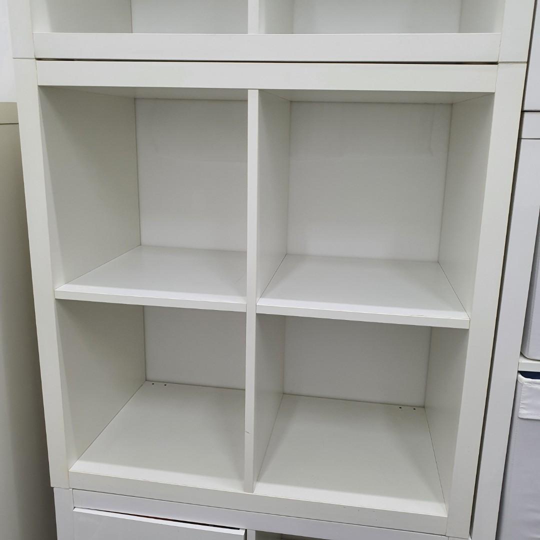 Kallax Shelves 2 x2 1 set available, Furniture & Home Living