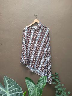 Kerudung instant batik jersey