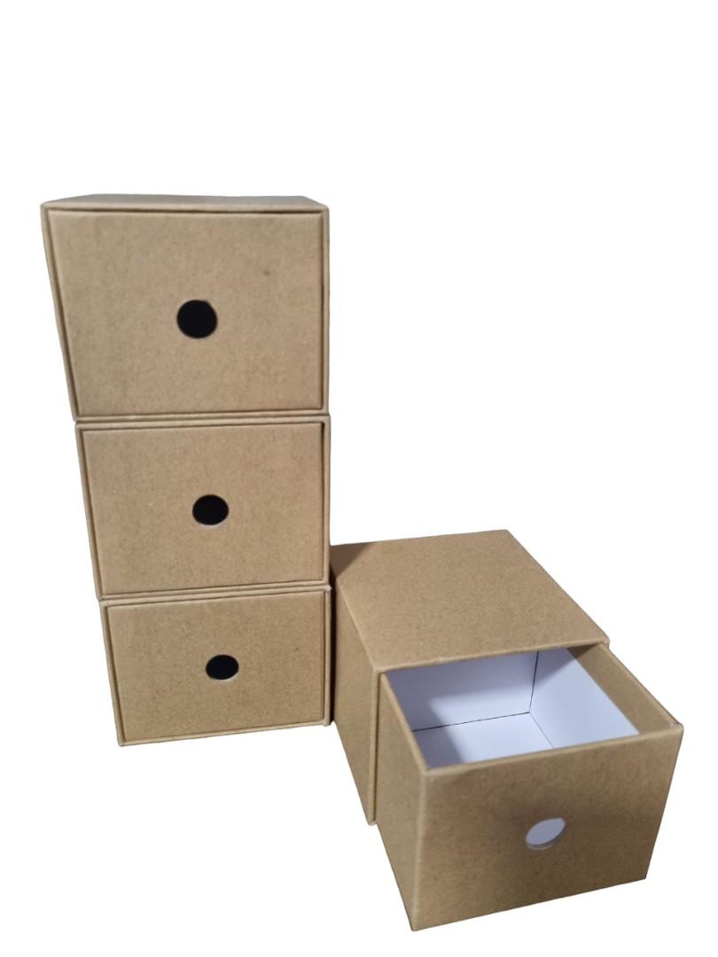 Kraft Drawer Box, Hobbies & Toys, Stationery & Craft, Craft Supplies & Tools on Carousell