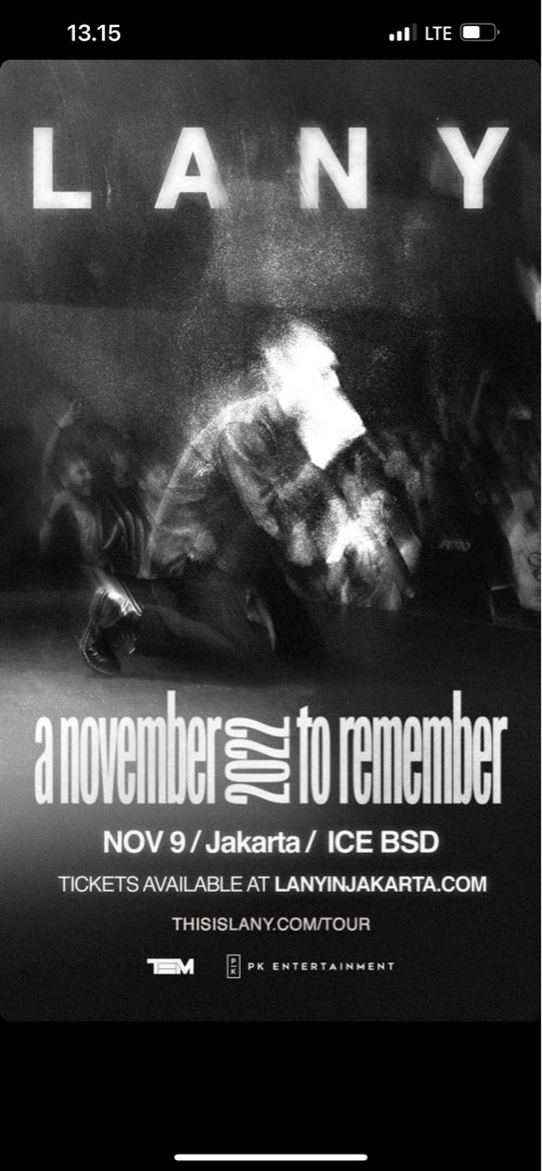 Lany in jakarta, Tiket & Voucher, Tiket Acara di Carousell