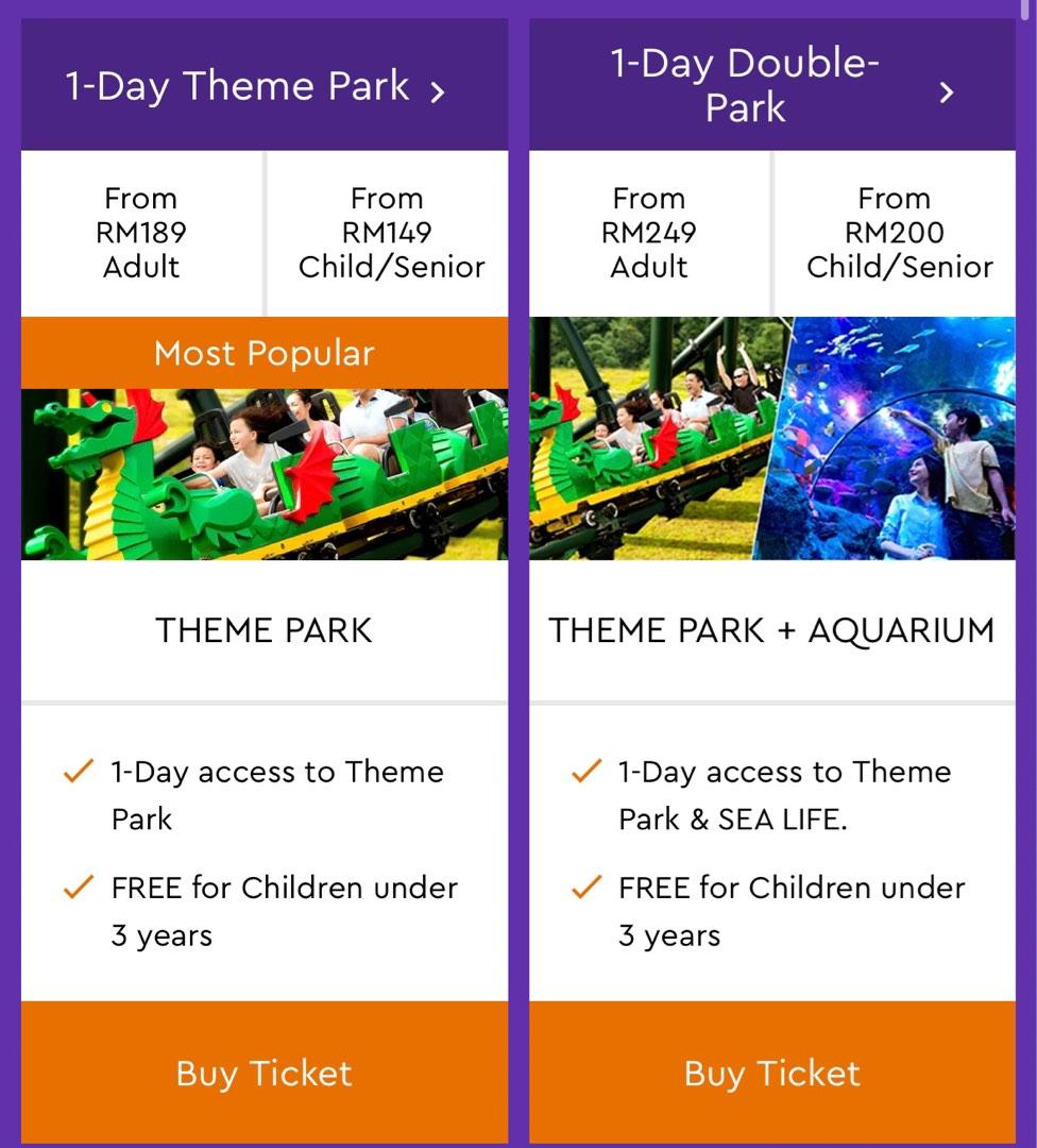 LEGOLAND ANNUAL PASS, Tickets & Vouchers, Vouchers on Carousell