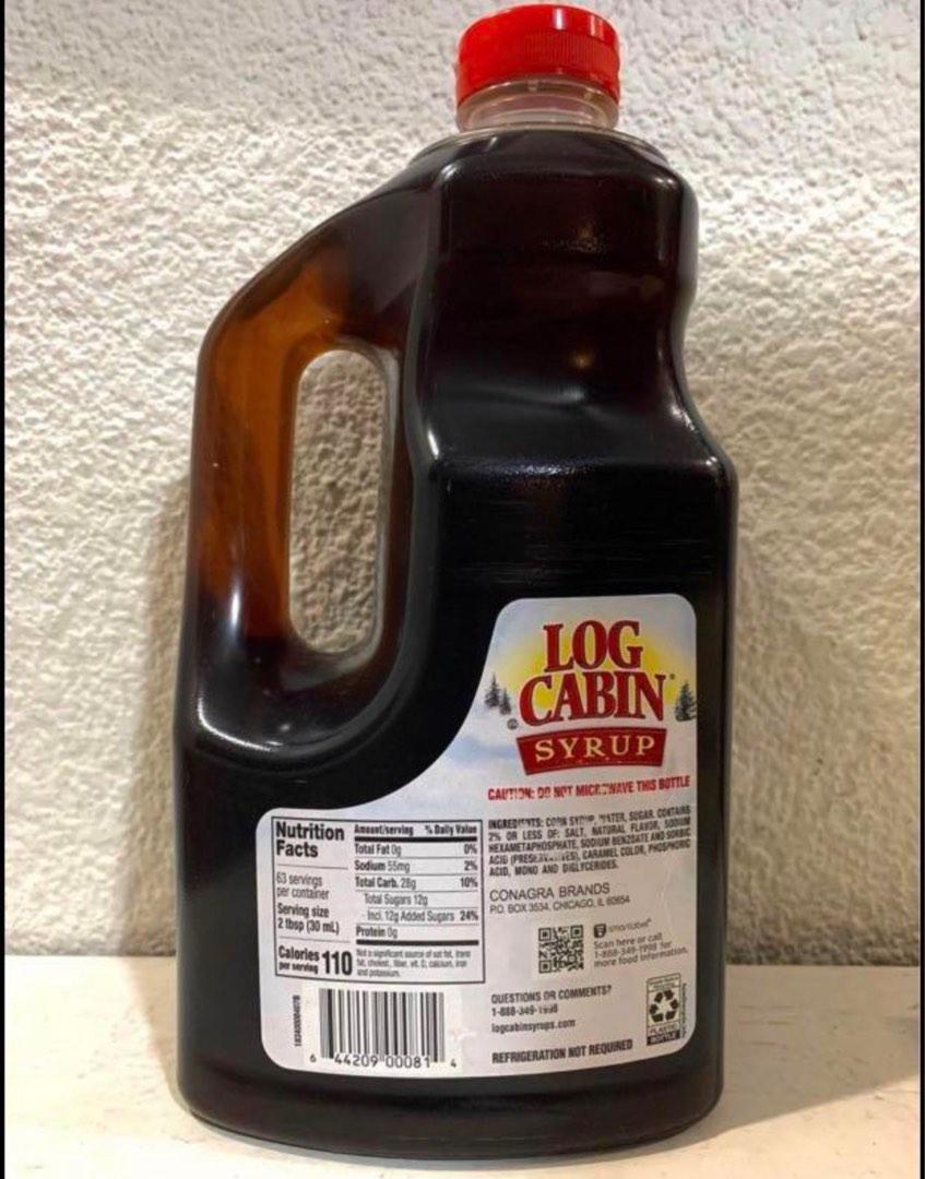 Log Cabin pancake syrup , Health & Nutrition, Health ...