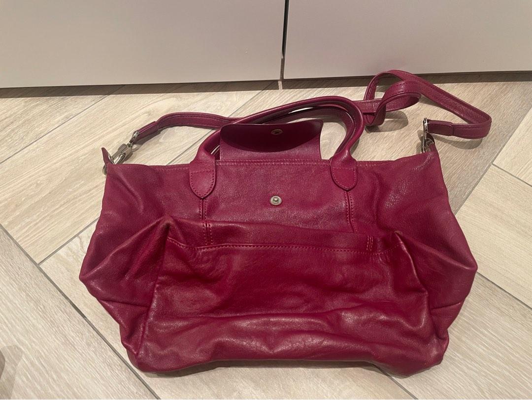 Longchamp Modele Depose Burgundy Bag 