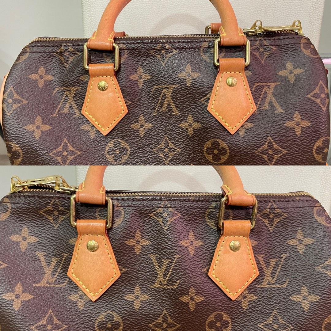 Strawberry Leopard: Louis Vuitton Speedy Bandoulière 25 Monogram