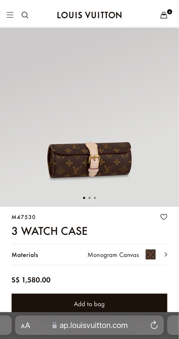 LV 8 Watch Box, Luxury, Accessories on Carousell