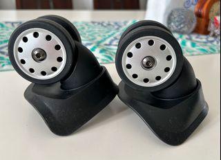 Luggage wheels