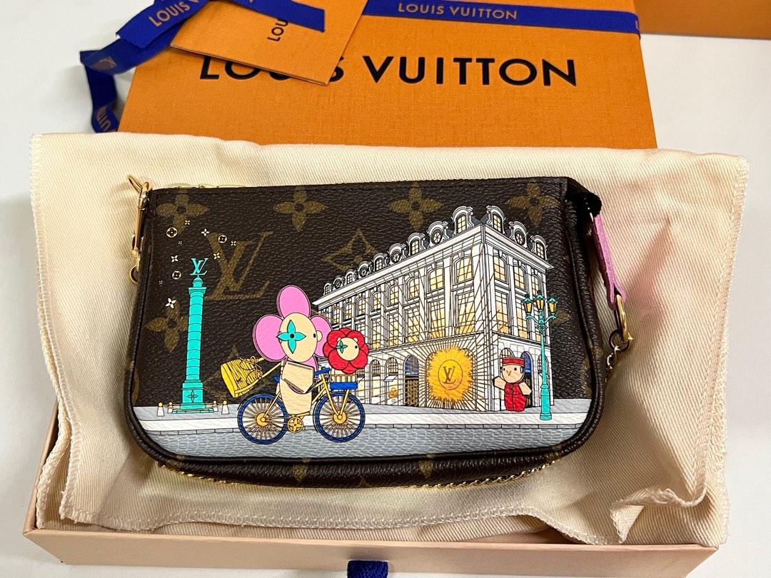 Louis Vuitton Vivienne Christmas mini pochette 2022, Luxury, Bags