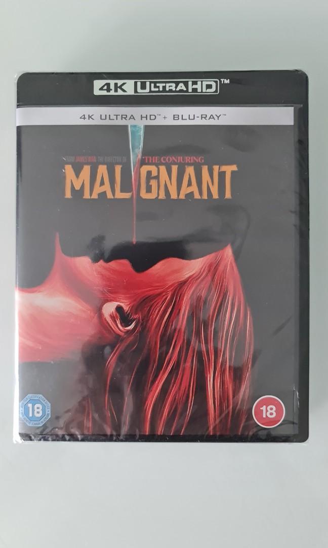 Malignant 4K UHD Blu Ray, Hobbies & Toys, Music & Media, CDs & DVDs on