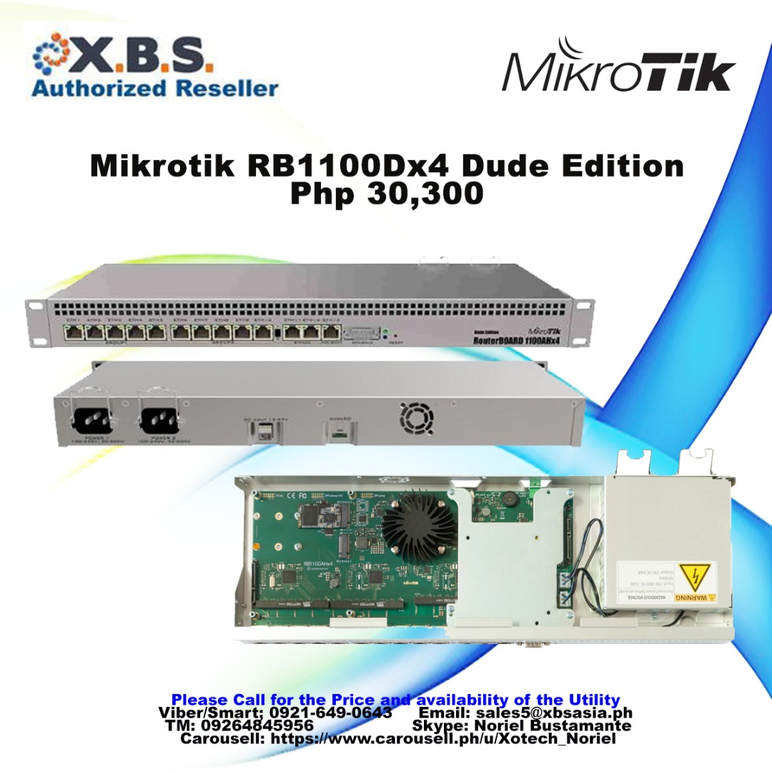 Mikrotik RB1100Dx4 Dude Edition, Computers & Tech, Office & Business ...