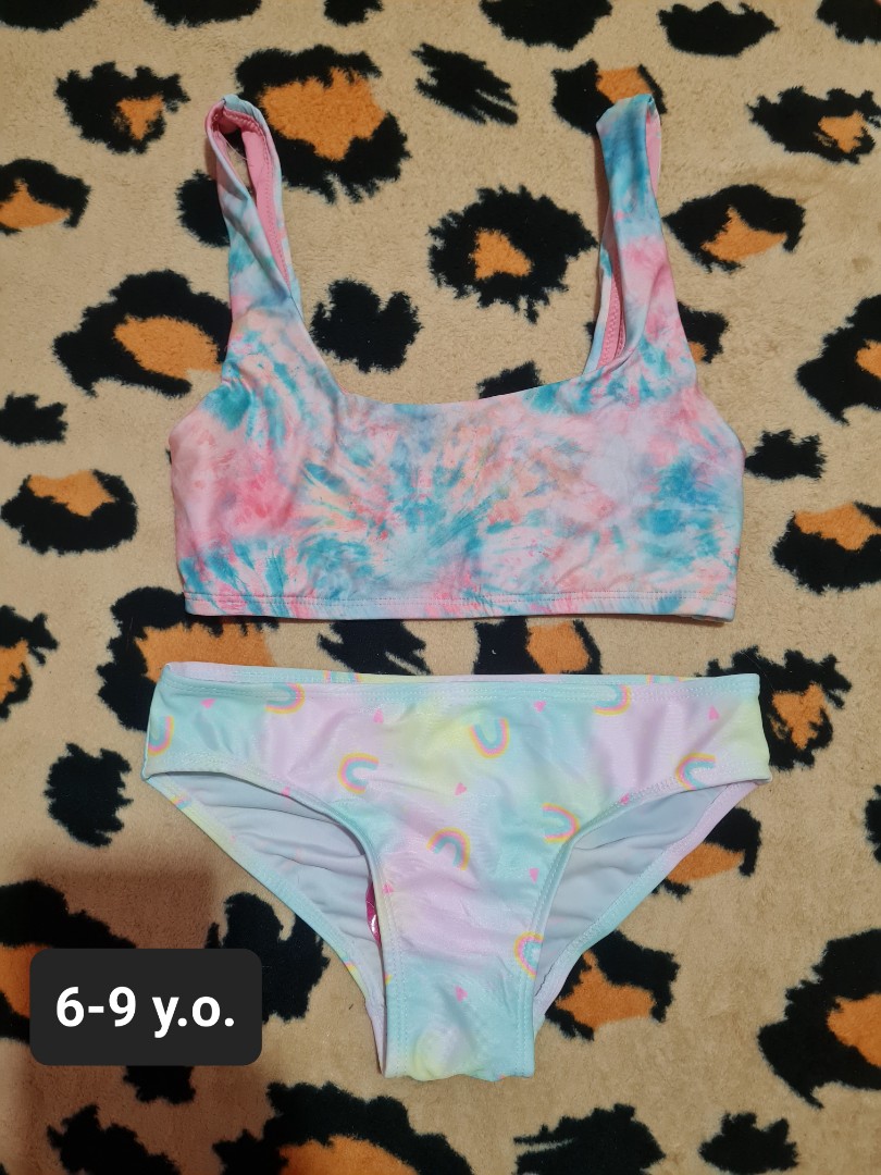 Mix & Match SPORTSGIRL DOPODOPO GIRLS Tie Dye Two Piece Swimwear Size