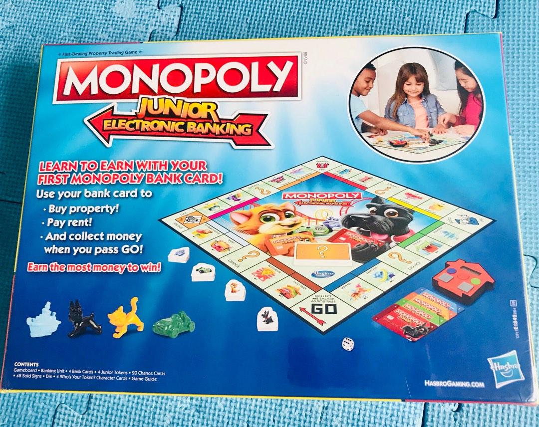 Hasbro Gaming, Monopoly Banca Virtual, Juego Electrónico Familiar, App Gratuita, Fiestas Con Familia Y Amigos, Inversión Y Estrategia, Juego De Mesa Para Niños Y Niñas De 8 Años O Más