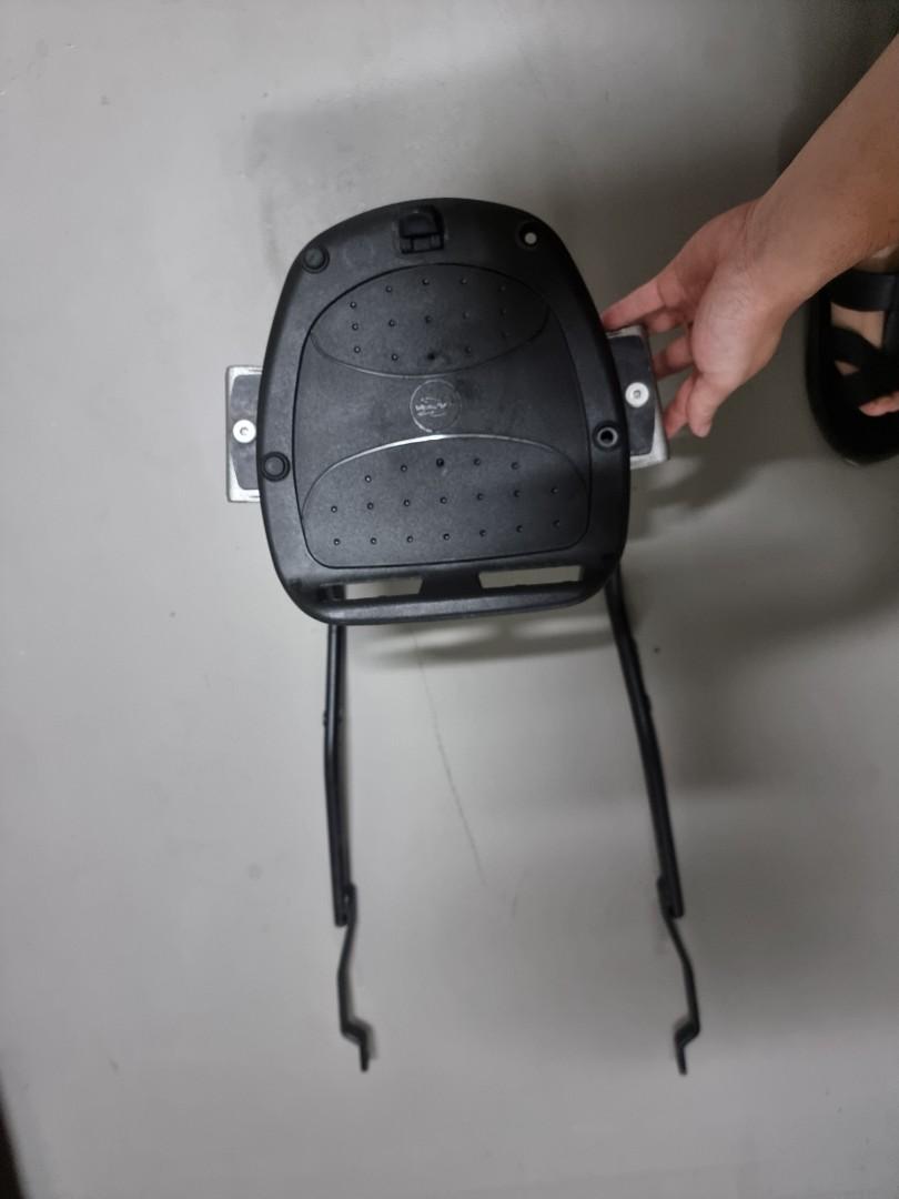 Motorcycle box rack and base plate bike rack, Motorcycles, Motorcycle ...