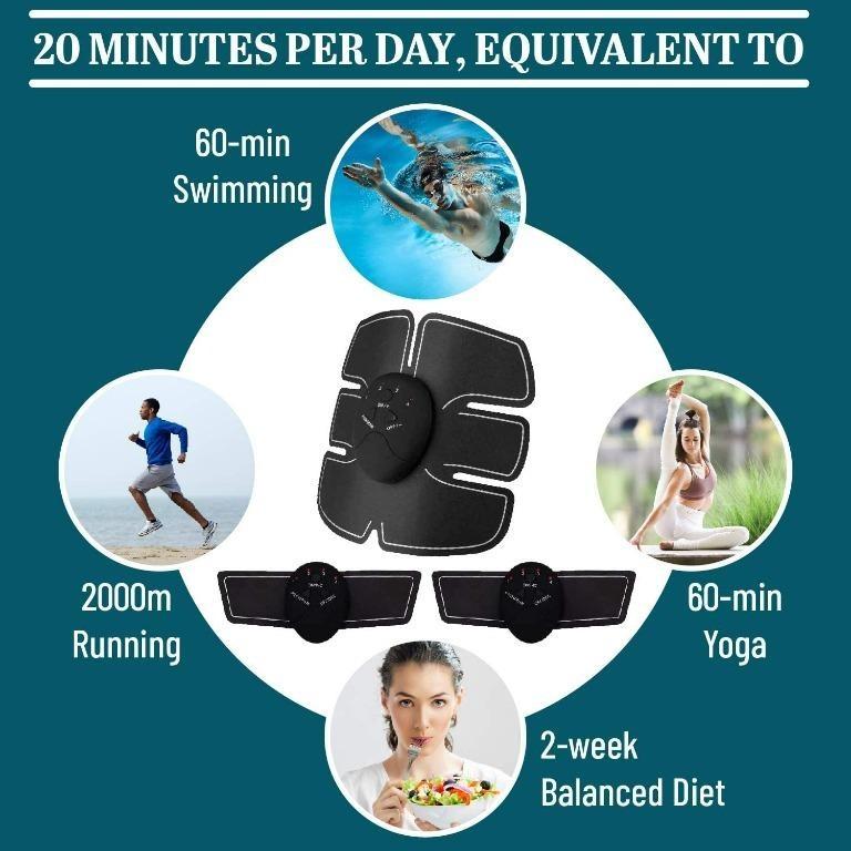 N7 PIPROX EMS Muscle Stimulator, Abs Trainer, Electronic Toning Belts