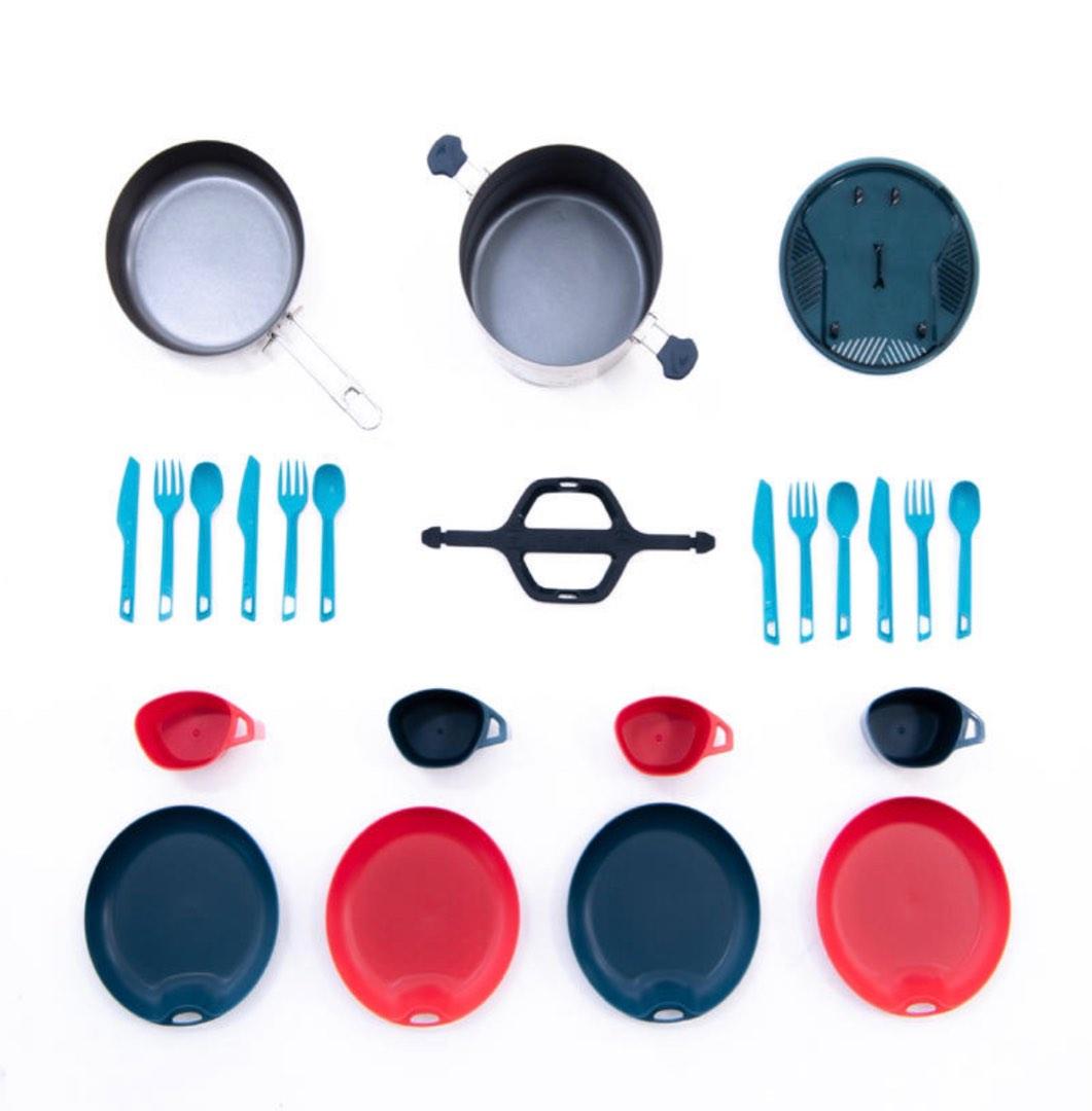 New Decathlon Cooking Set Quechua, Sports Equipment, Hiking & Camping