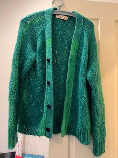 New designer clothes Marni green cardigan it size 40