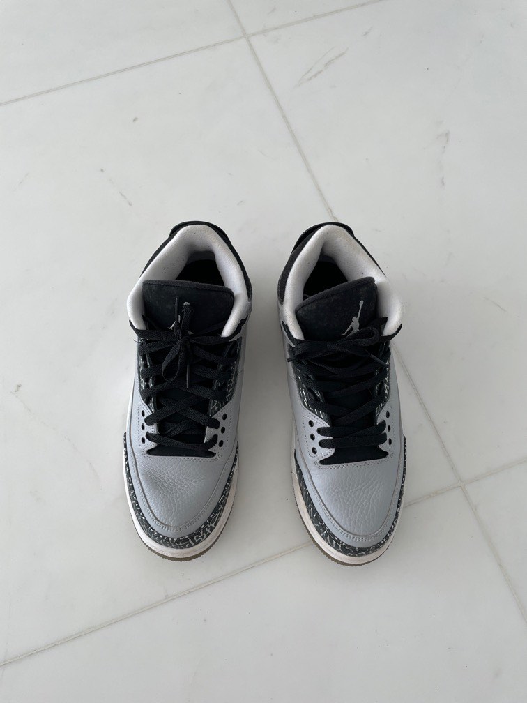 jordan retro 3 on feet
