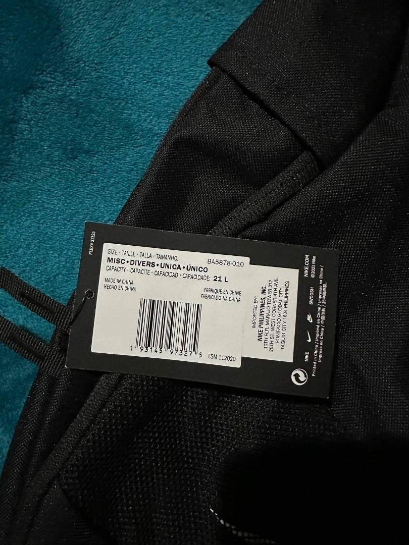 nike elemental 2.0 backpack size