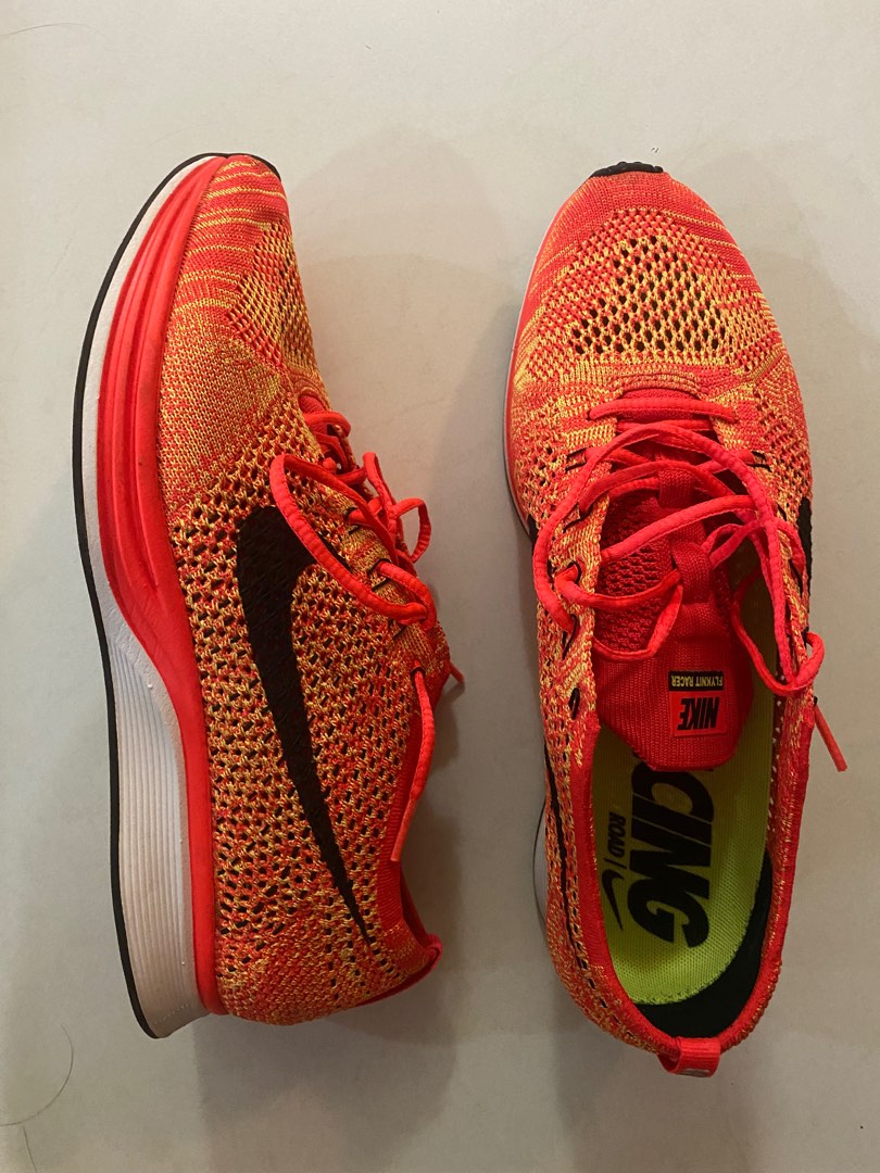 flyknit racer bright crimson