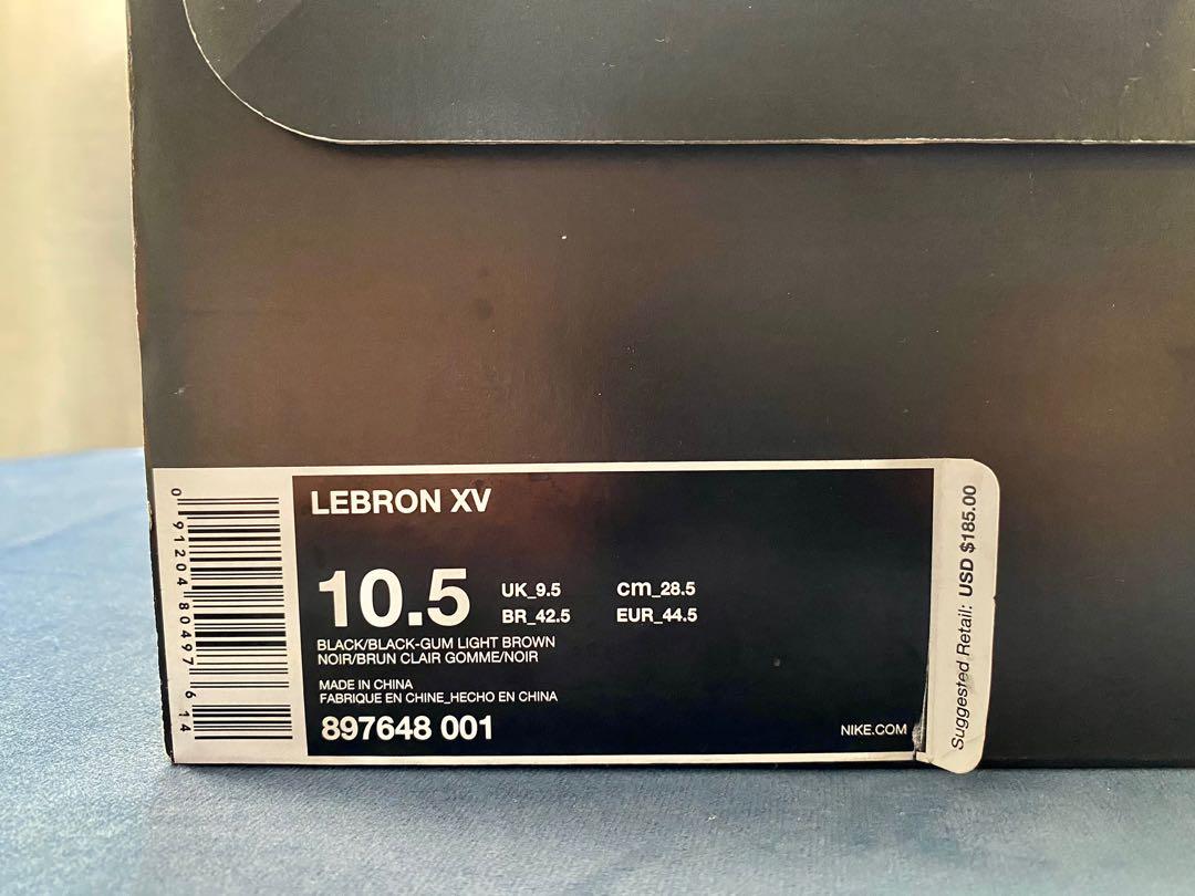 Lebron 15 2025 noir