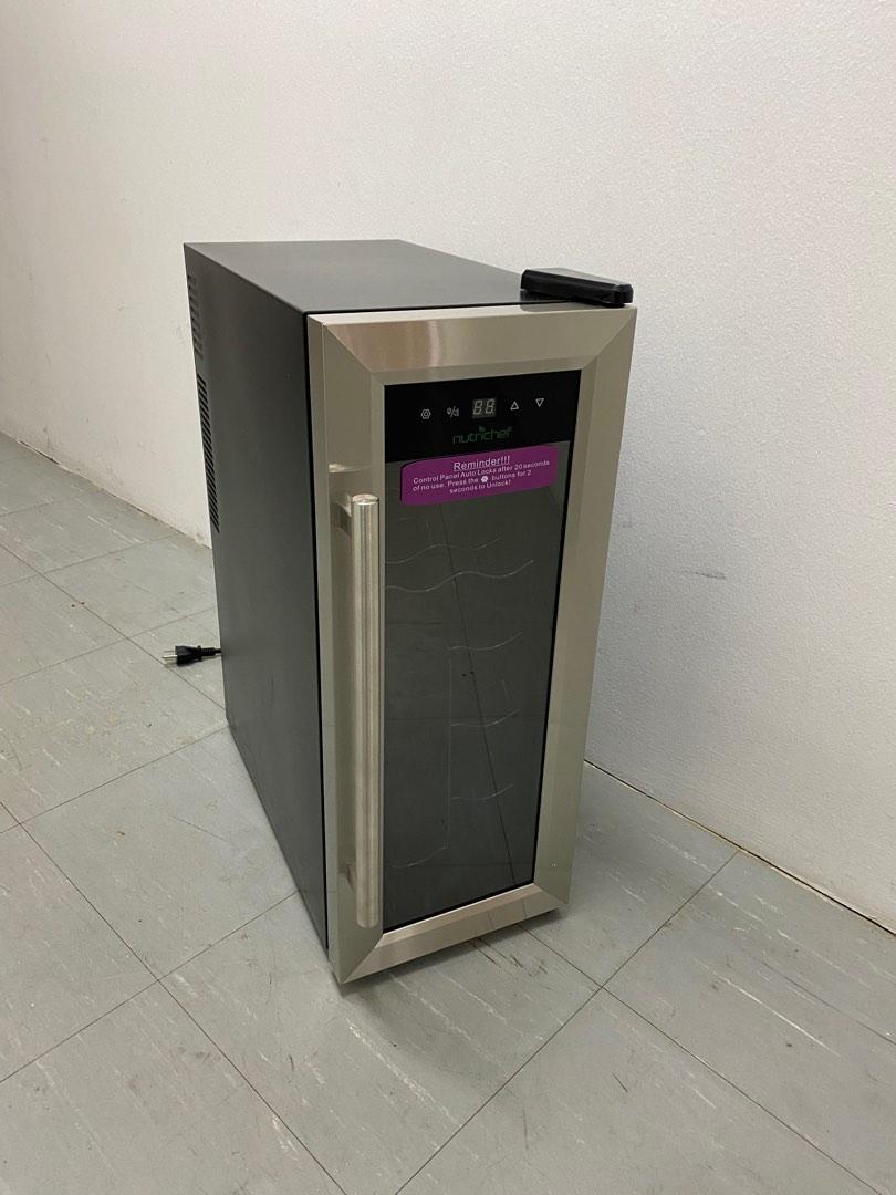 NutriChef Wine fridge cellar 12 bottles, TV & Home Appliances
