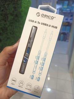 Orico Type-C to 3-Port USB Hub with MicroSD Card Reader USB 3.0 Gray AH12F