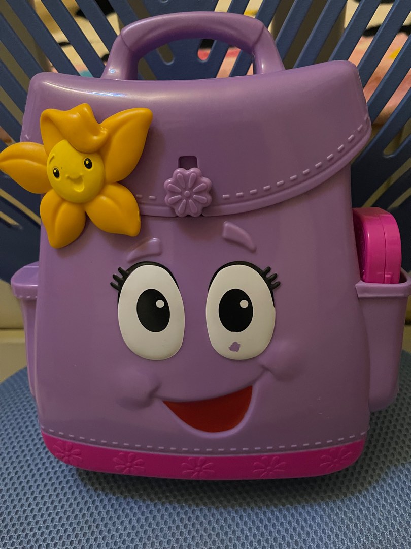 Original Dora backpack toy. With keys, phone and map, Hobbies & Toys, Toys & Games on Carousell