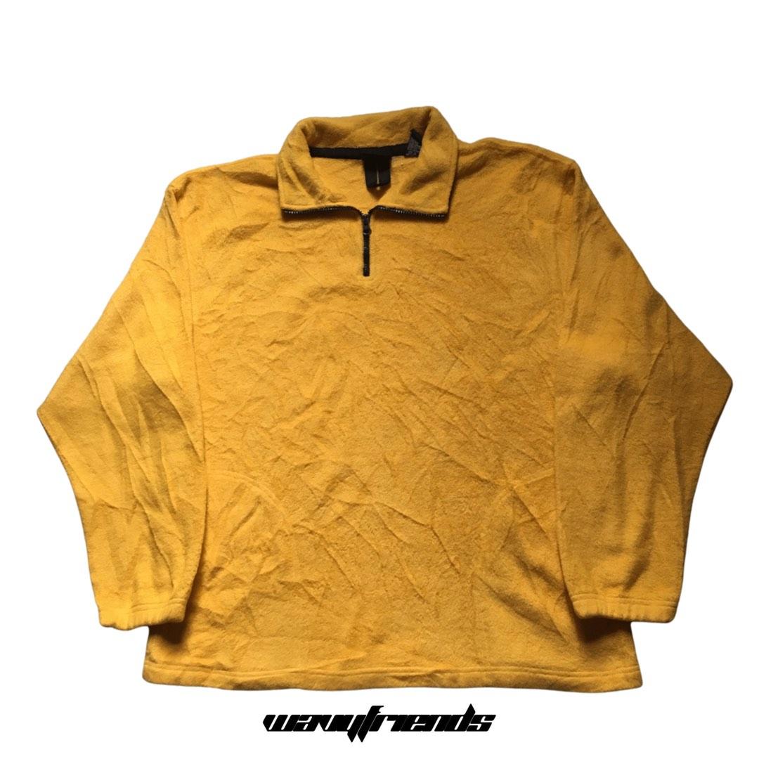 Outdoor Mustard Fleece Jacket, Men's Fashion, Tops & Sets, Tshirts