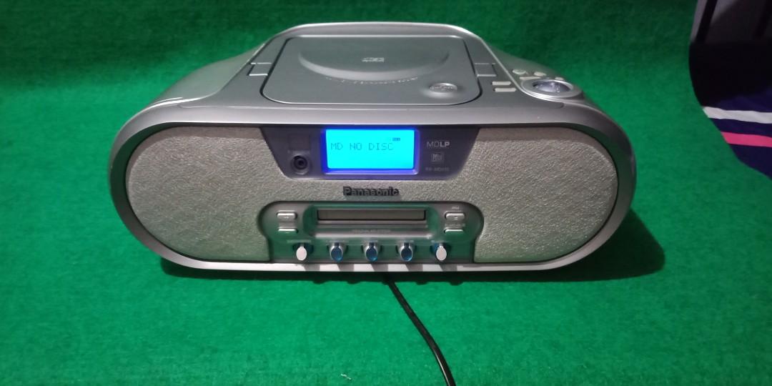 Panasonic パナソニック RX-MDX55-A ブルー パーソナルMDシステム （CD