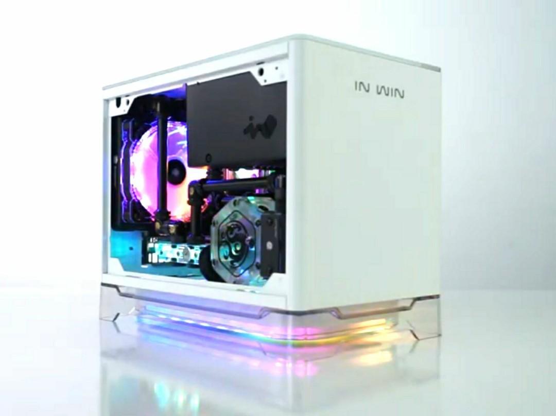 Pc Case InWin A1 Mini ITX Tower with 600W PSU Computers Tech