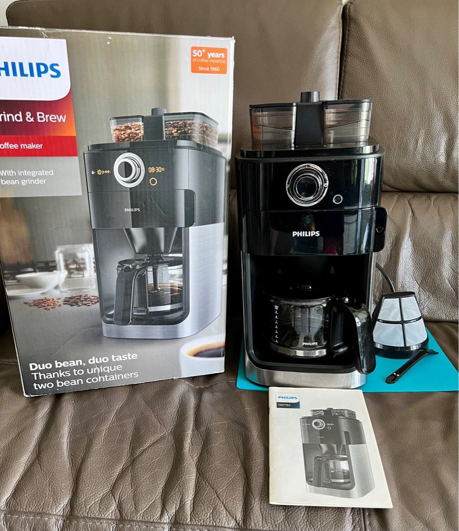 Philips Grind & Brew Coffee Maker (HD7762), TV & Home Appliances ...